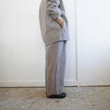 TRAVAIL MANUEL(トラバイユマニュアル) W/Lミルド　2タックトラウザーズ　(5100)