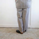 TRAVAIL MANUEL(トラバイユマニュアル) W/Lミルド　2タックトラウザーズ　(5100)