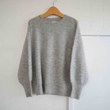 Gauze#(ガーゼ)　ギャザースリーブ　アルパカニット　プルオーバー（G1138）