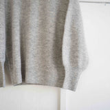 Gauze#(ガーゼ)　ギャザースリーブ　アルパカニット　プルオーバー（G1138）