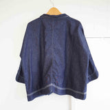 快晴堂(かいせいどう)  ちび襟ボレロシャツ（61s-12）