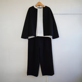 TRAVAIL MANUEL(トラバイユマニュアル)  Wクロス　コクーンワンピース(3002)