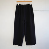 TRAVAIL MANUEL(トラバイユマニュアル)  Wクロス　ツータックトラウザース(5067)