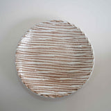 伊藤丈浩　丸皿（6寸）　白　a