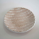 伊藤丈浩　丸皿（6寸）　白　b