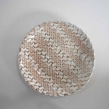 伊藤丈浩　丸皿（6寸）　白　c