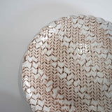 伊藤丈浩　丸皿（6寸）　白　c