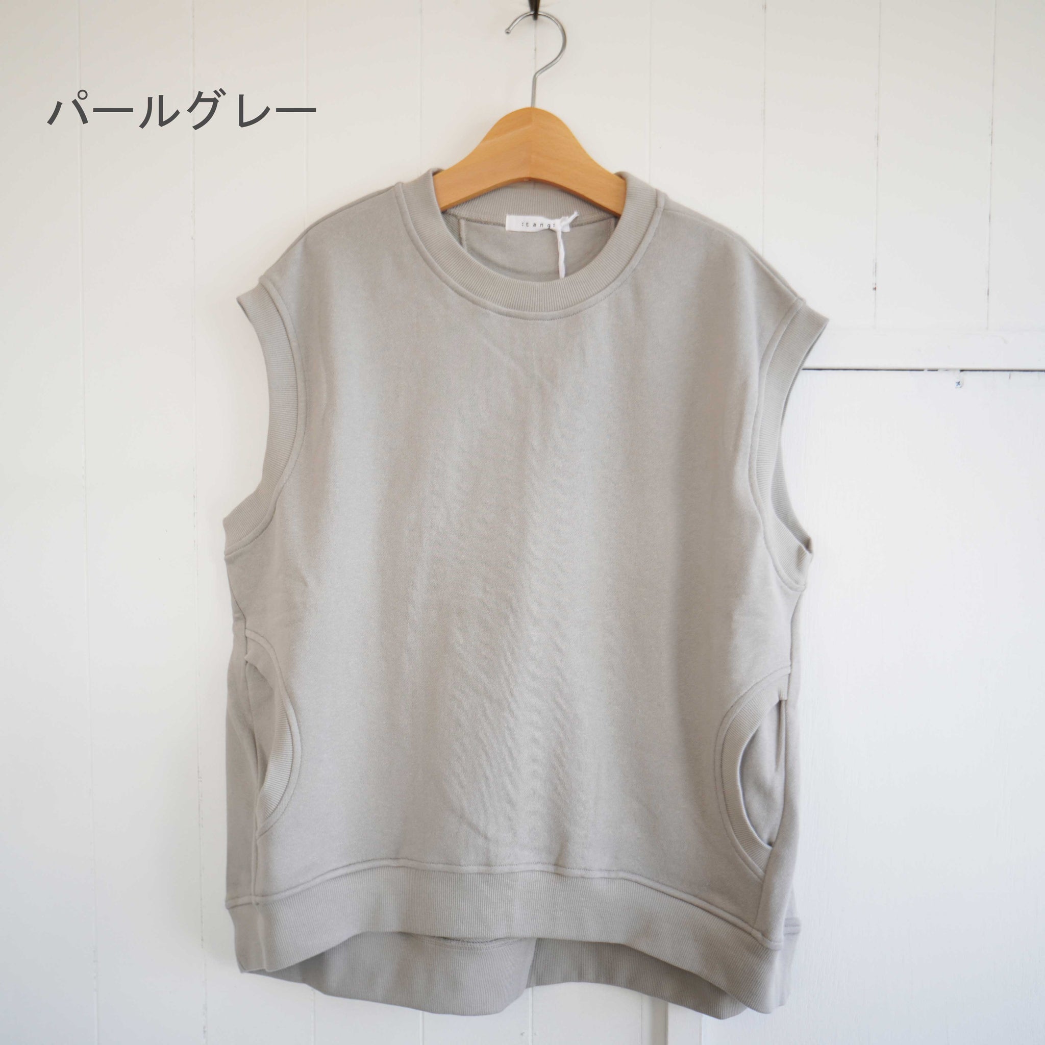 rehellinen vest 金魚ベスト リネン　作家　ベスト　タンク DAリネンベスト チャコールグレー da linen vest charcoalgrey