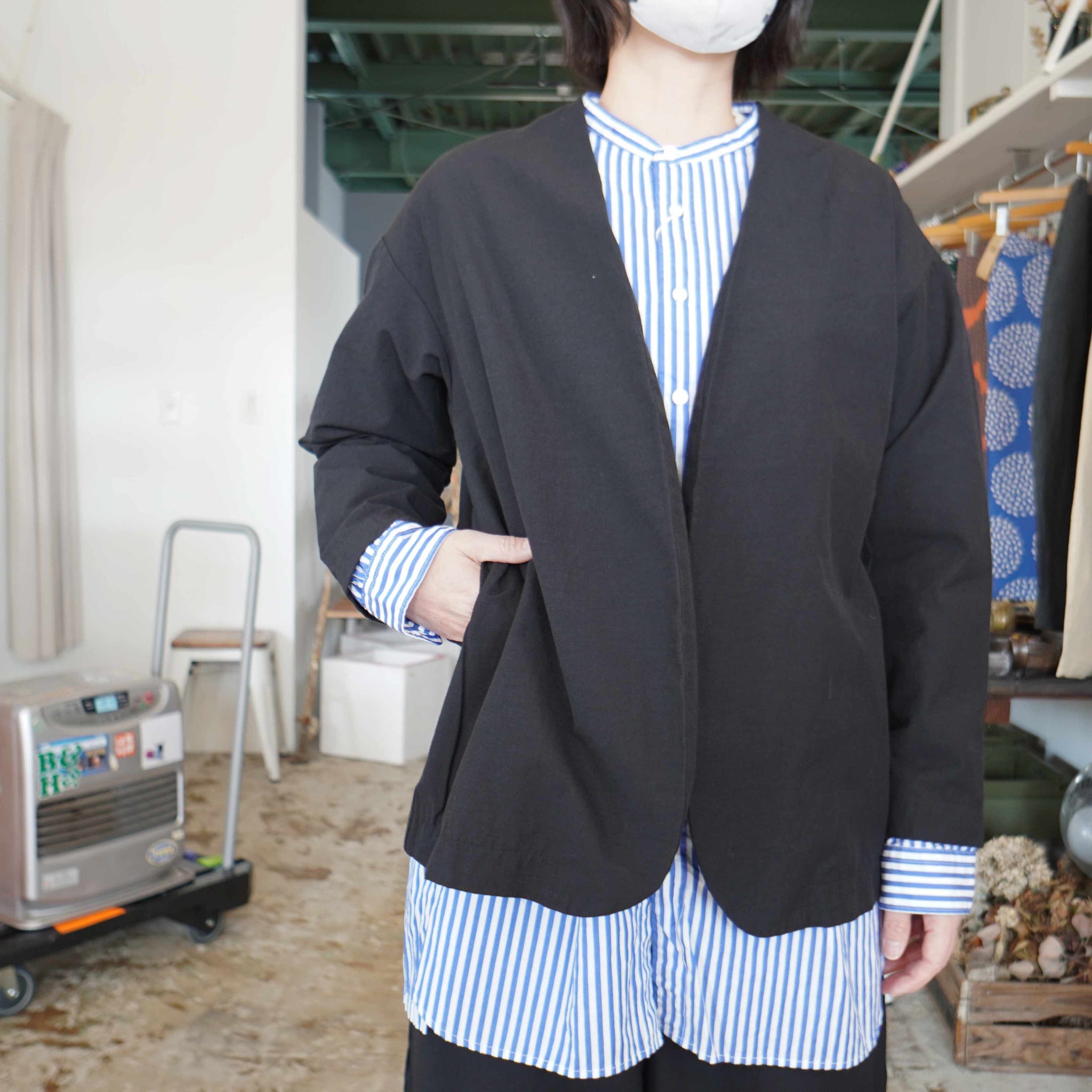 prit(プリット) 綿麻ストレッチトッパージャケット （P81528） – Rico