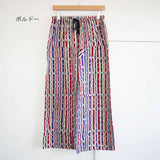 TIGRE BROCANTE(ティグルブロカンテ)　バンブーチェックコットンリネンビエラムエタイパンツ