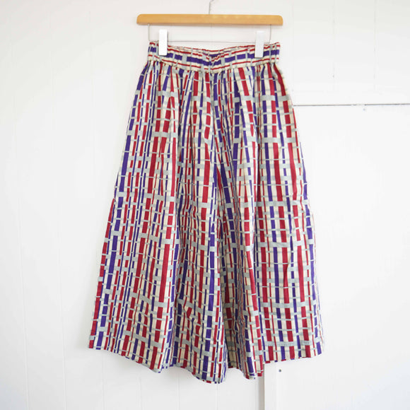 TIGRE BROCANTE(ティグルブロカンテ)　バンブーチェックビエラビックタックキュロット