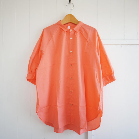 NATURAL LAUNDRY(ナチュラルランドリー)　ギャザースリーブチュニック(7252T-017)