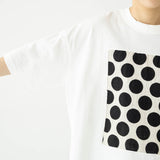 prit(プリット) 　プリント 5分袖フレームＴシャツ （P92528）ドット