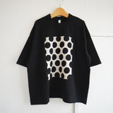 prit(プリット) 　プリント 5分袖フレームＴシャツ （P92528）ドット