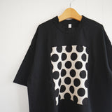 prit(プリット) 　プリント 5分袖フレームＴシャツ （P92528）ドット