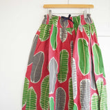 TIGRE BROCANTE(ティグルブロカンテ)　 南国の葉Batikポケットフィセルロングスカート