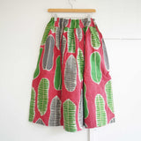 TIGRE BROCANTE(ティグルブロカンテ)　 南国の葉Batikポケットフィセルロングスカート