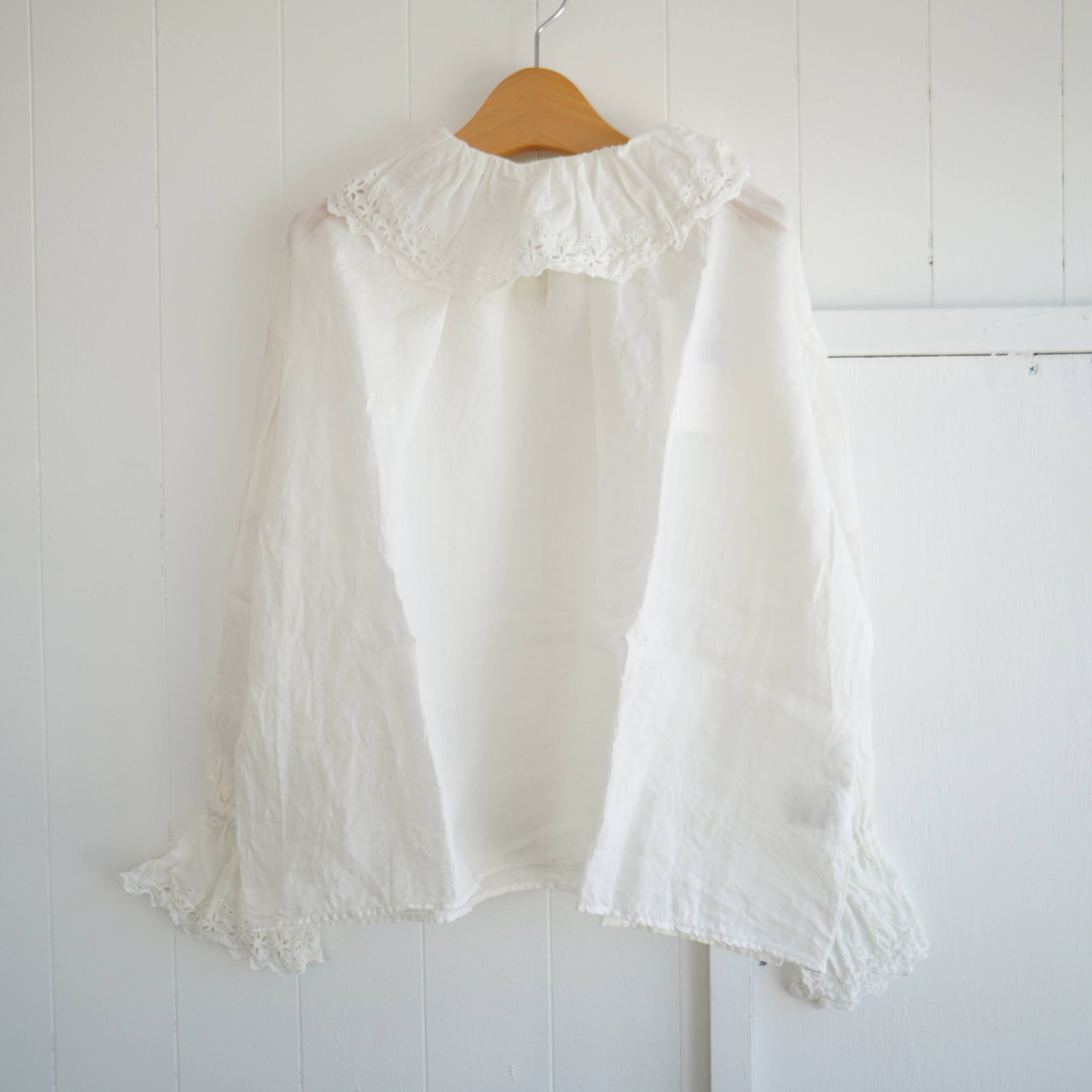 Gauze#(ガーゼ) アンティークレース フリル2wayブラウス（G1071