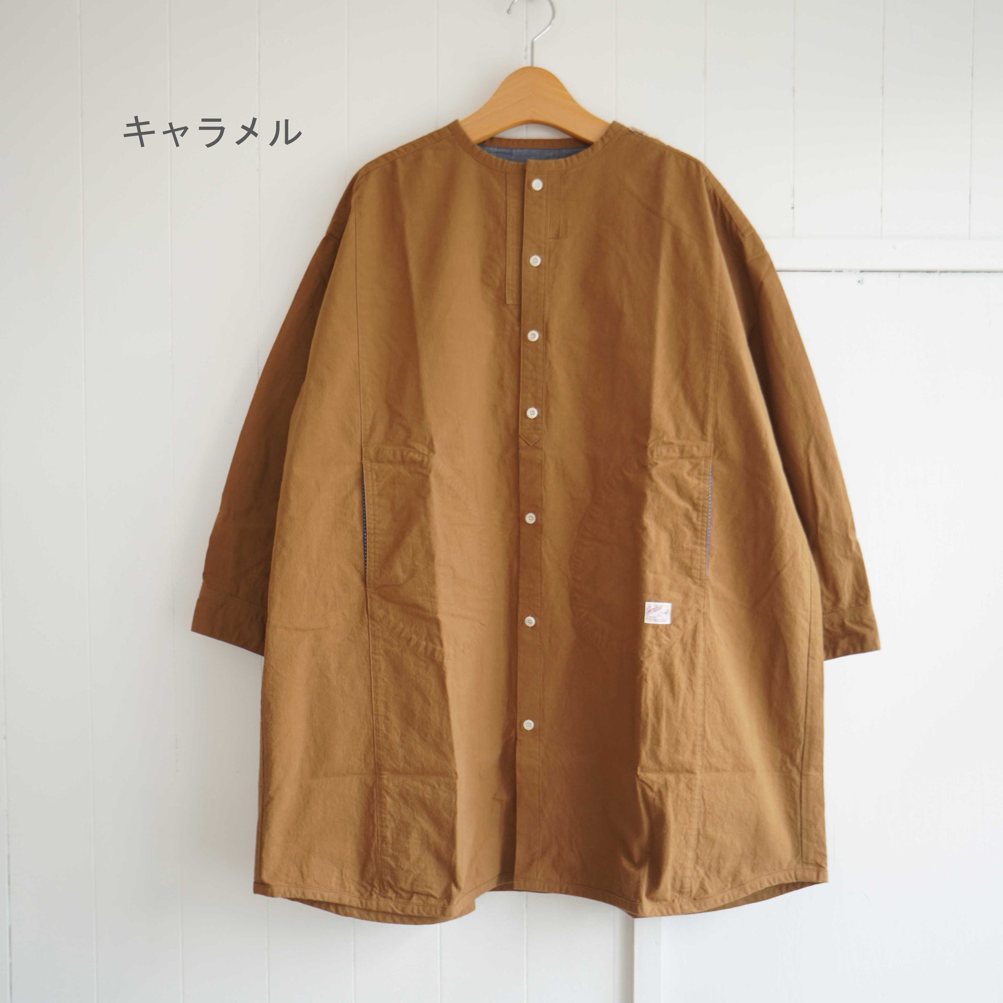 快晴堂(かいせいどう) スタンド襟チュニック （53s-09） – Rico・リコ 