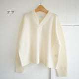 NATURAL LAUNDRY(ナチュラルランドリー)　軽縮メリノ　YネックPO (7254k-016)