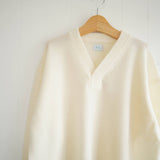 NATURAL LAUNDRY(ナチュラルランドリー)　軽縮メリノ　YネックPO (7254k-016)