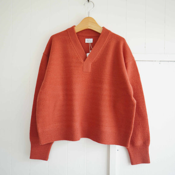 NATURAL LAUNDRY(ナチュラルランドリー)　軽縮メリノ　YネックPO (7254k-016)
