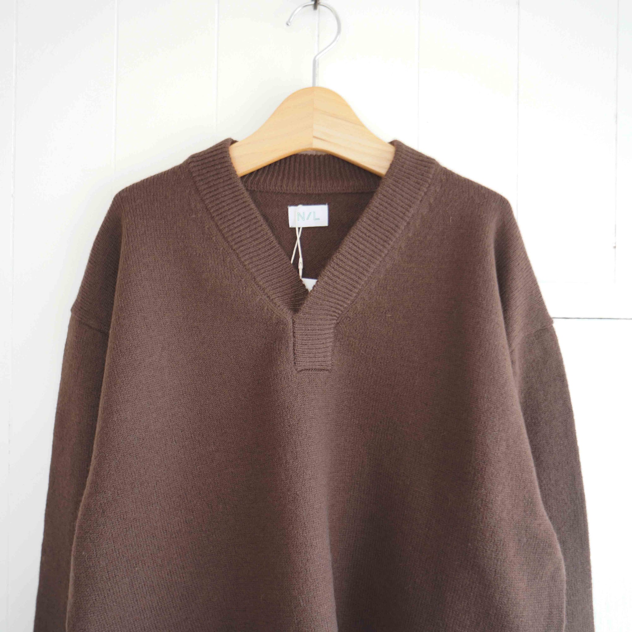 NATURAL LAUNDRY(ナチュラルランドリー) 軽縮メリノ YネックPO (7254k