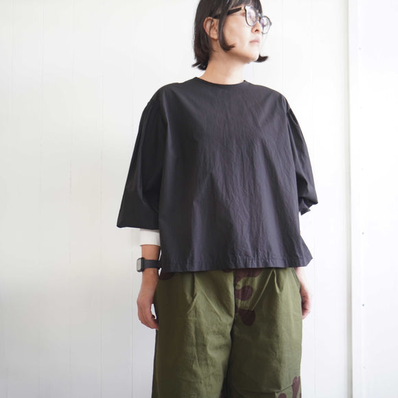 Gauze#(ガーゼ)　ギャザースリーブブラウス（G1029）