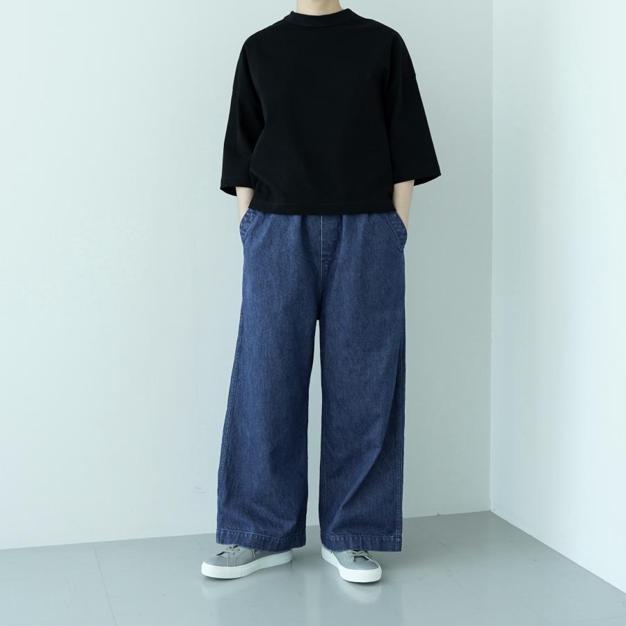 TRAVAIL MANUEL(トラバイユマニュアル) ムラ糸デニム ノー