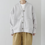 TRAVAIL MANUEL(トラバイユマニュアル)  クッションダンボールV/Nカーデ　（2045）