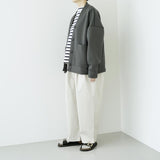 TRAVAIL MANUEL(トラバイユマニュアル)  クッションダンボールV/Nカーデ　（2045）