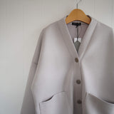 TRAVAIL MANUEL(トラバイユマニュアル)  クッションダンボールV/Nカーデ　（2045）