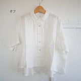 grin(グリン)　スクエア　6分袖シャツ　(8261T-002)