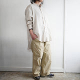 MASTER&CO(マスターアンドコー)　CHINO CUT OFF PANT WITH PAINT（MC729P）（ベージュ）