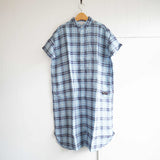 快晴堂(かいせいどう)  Wide丸襟　半袖ワンピース（61op-03）