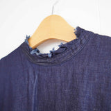 Gauze#(ガーゼ)　ライトデニム　サージカルワンピース（G1147）