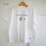 快晴堂(かいせいどう)  半袖GIRL'S Tシャツ （61c-113）　『Come fly with me』