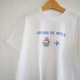 快晴堂(かいせいどう)  半袖GIRL'S Tシャツ （61c-113）　『Come fly with me』