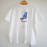 快晴堂(かいせいどう)  半袖GIRL'S Tシャツ （61c-113）　『Come fly with me』
