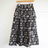 TIGRE BROCANTE(ティグルブロカンテ)　TIGREブロックティアードスカート