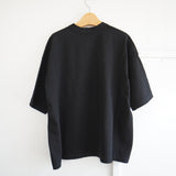 prit(プリット) 　リネン箔プリント 5分袖フレームＴシャツ （P91605）