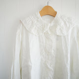 Gauze#(ガーゼ)　ameri　アンティークフリルブラウス（G1160）