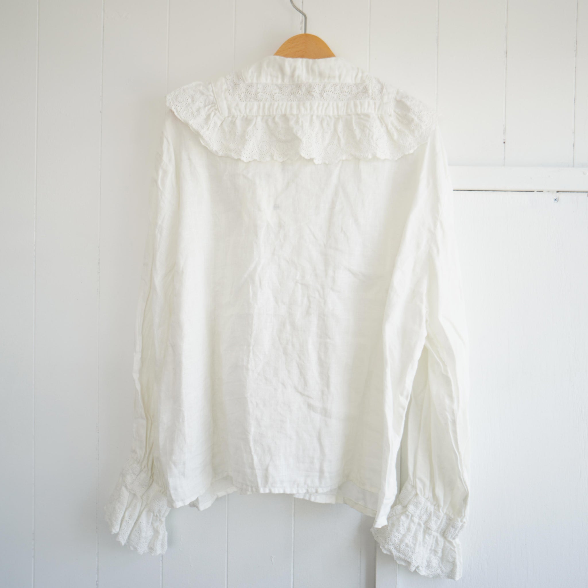 Gauze#(ガーゼ) ameri アンティークフリルブラウス（G1160） – Rico