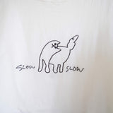 grin(グリン)　アニマル刺繍　Tシャツ　(8262c-036)