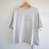 grin(グリン)　アニマル刺繍　Tシャツ　(8262c-036)