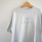 grin(グリン)　アニマル刺繍　Tシャツ　(8262c-036)