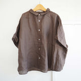 prit(プリット) 　５分袖　レギュラーカラービッグシャツ（P82630）