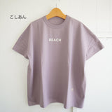 快晴堂(かいせいどう)  海上がり　GIRL'S Tシャツ　WIDE FIT　（62c-106）　BEACH　