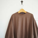 TIGRE BROCANTE(ティグルブロカンテ)　ギャザーロングスリーブTシャツ