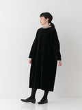 prit(プリット) 　ソフトベロア　ドロップショルダーボックスワンピース（P90719）